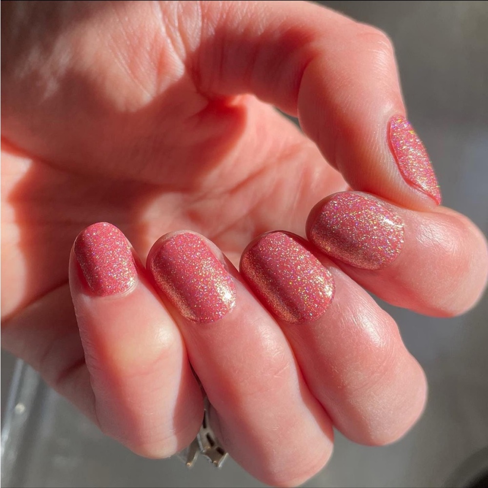 *Retired* Color Street: Cape Coral | Peach Orange Glitter Summer Spring Beach - Picture 9 of 16